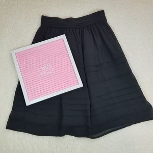 H & M black Tiered skirt Sz. 2